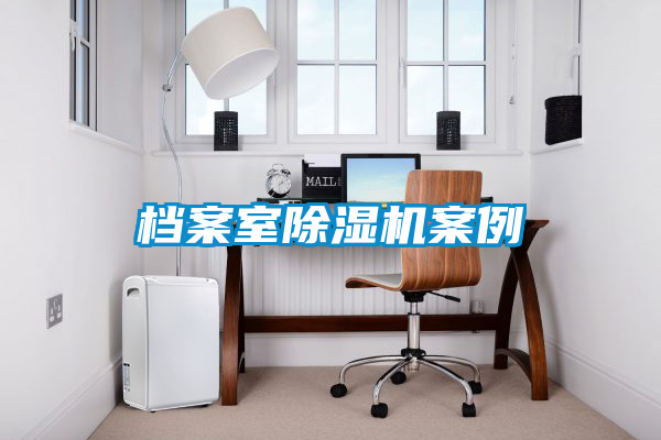 檔案室除濕機案例