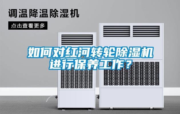 如何對紅河轉輪除濕機進行保養工作？