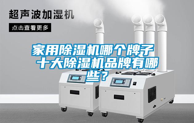 家用除濕機哪個牌子 十大除濕機品牌有哪些？