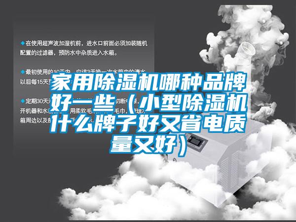 家用除濕機哪種品牌好一些（小型除濕機什么牌子好又省電質量又好）