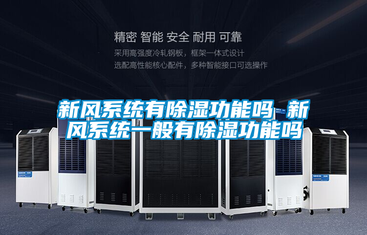 新風系統有除濕功能嗎 新風系統一般有除濕功能嗎