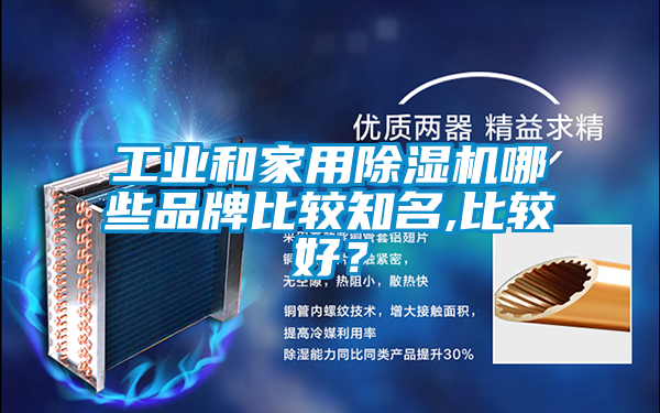 工業和家用除濕機哪些品牌比較知名,比較好？
