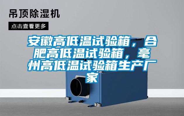 安徽高低溫試驗箱，合肥高低溫試驗箱，毫州高低溫試驗箱生產廠家