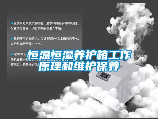 恒溫恒濕養護箱工作原理和維護保養
