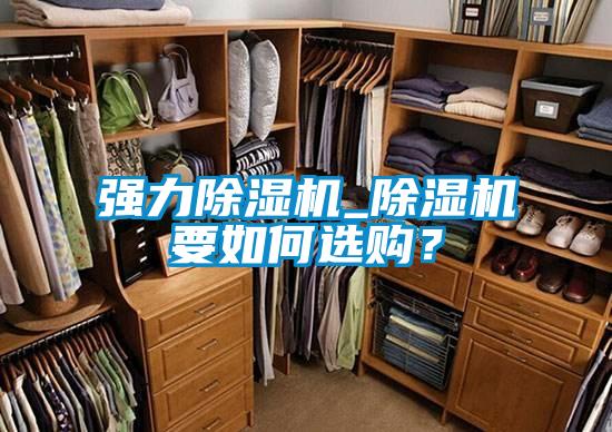 強(qiáng)力除濕機(jī)_除濕機(jī)要如何選購？