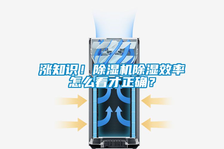 漲知識！除濕機除濕效率怎么看才正確？