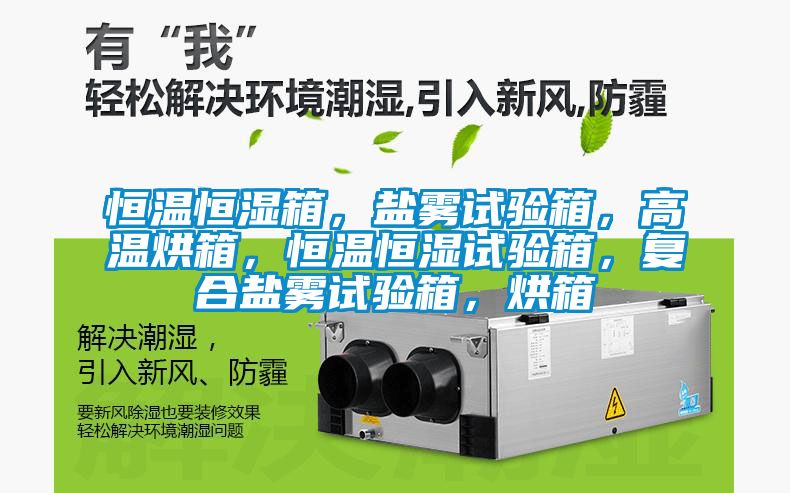 恒溫恒濕箱，鹽霧試驗箱，高溫烘箱，恒溫恒濕試驗箱，復合鹽霧試驗箱，烘箱
