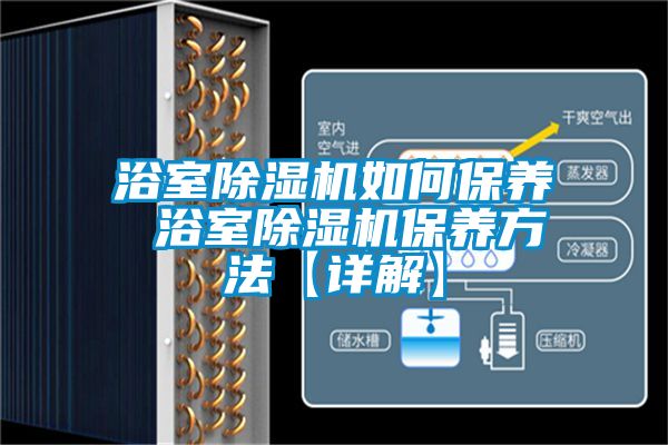 浴室除濕機如何保養 浴室除濕機保養方法【詳解】