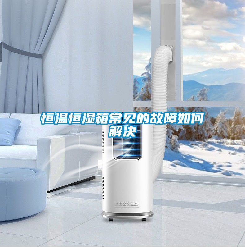 恒溫恒濕箱常見的故障如何解決