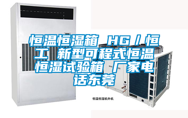 恒溫恒濕箱 HG／恒工 新型可程式恒溫恒濕試驗箱 廠家電話東莞