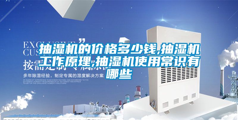 抽濕機的價格多少錢,抽濕機工作原理,抽濕機使用常識有哪些