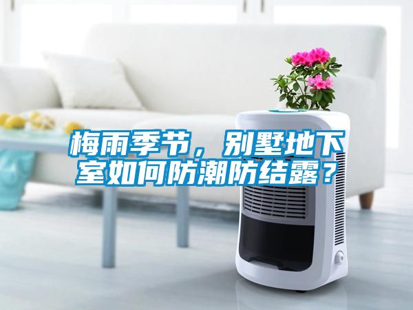 梅雨季節，別墅地下室如何防潮防結露？