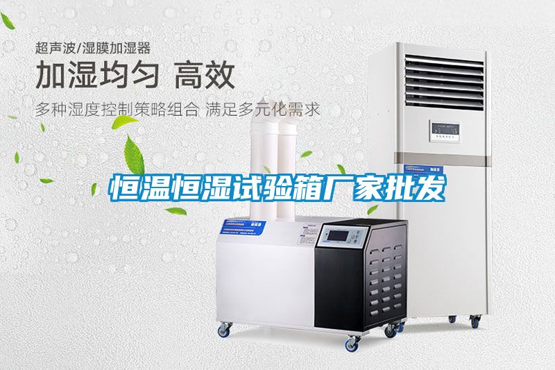 恒溫恒濕試驗箱廠家批發
