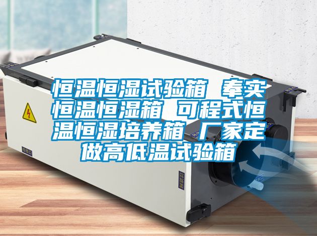 恒溫恒濕試驗箱 奉實恒溫恒濕箱 可程式恒溫恒濕培養箱 廠家定做高低溫試驗箱