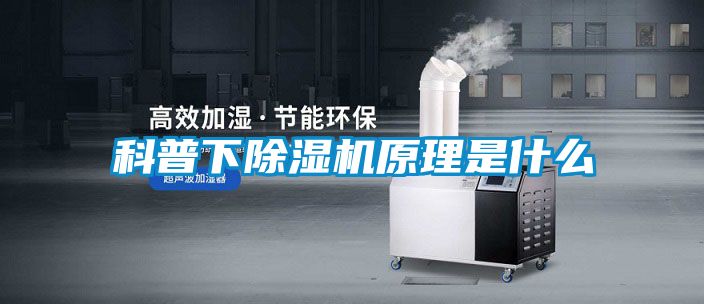 科普下除濕機原理是什么