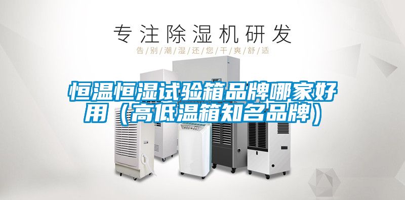 恒溫恒濕試驗箱品牌哪家好用（高低溫箱知名品牌）