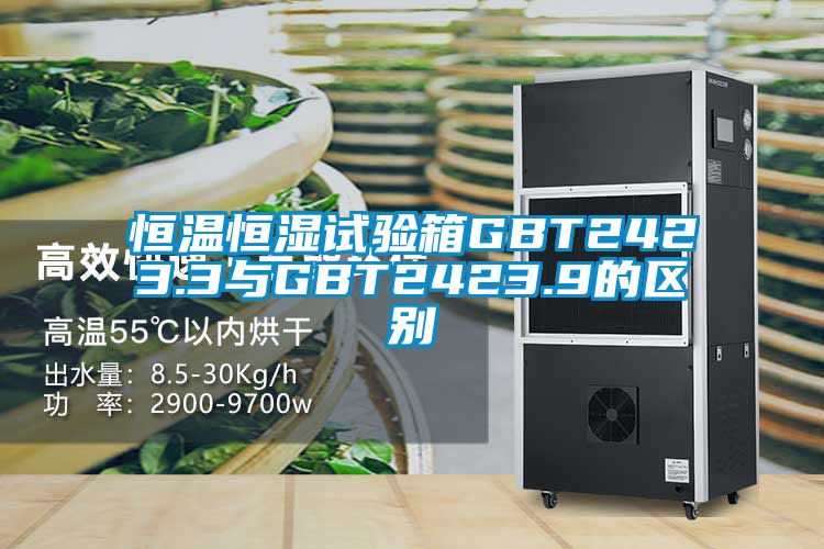 恒溫恒濕試驗(yàn)箱GBT2423.3與GBT2423.9的區(qū)別