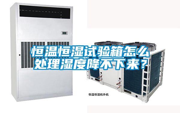 恒溫恒濕試驗箱怎么處理濕度降不下來？