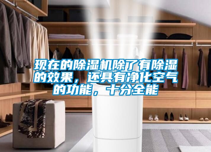 現(xiàn)在的除濕機(jī)除了有除濕的效果，還具有凈化空氣的功能，十分全能