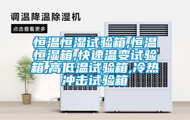 恒溫恒濕試驗箱,恒溫恒濕箱,快速溫變試驗箱,高低溫試驗箱,冷熱沖擊試驗箱