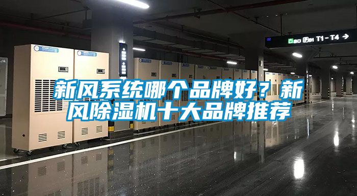 新風系統哪個品牌好？新風除濕機十大品牌推薦