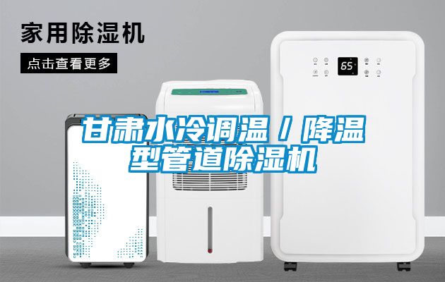 甘肅水冷調溫／降溫型管道除濕機
