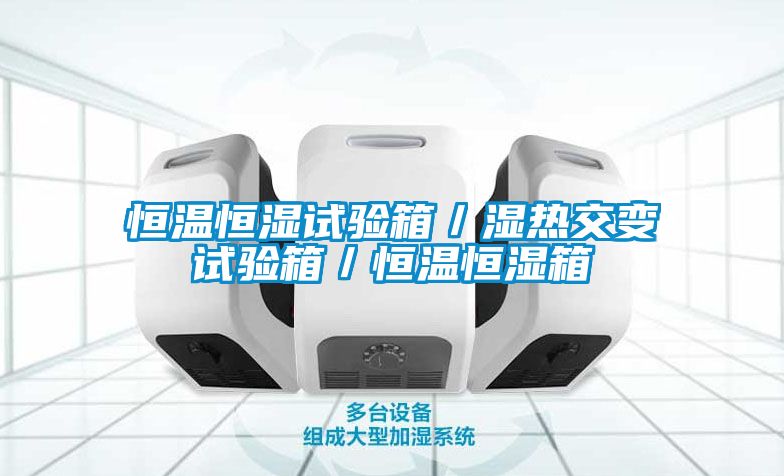 恒溫恒濕試驗箱／濕熱交變試驗箱／恒溫恒濕箱