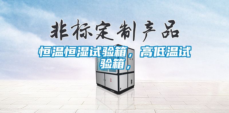 恒溫恒濕試驗箱，高低溫試驗箱，