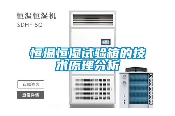 恒溫恒濕試驗箱的技術原理分析