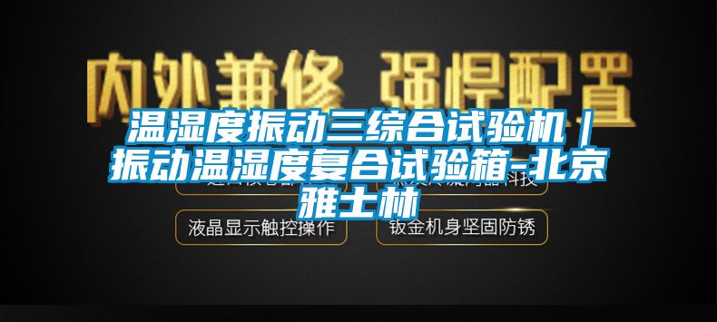 溫濕度振動三綜合試驗機｜振動溫濕度復合試驗箱-北京雅士林