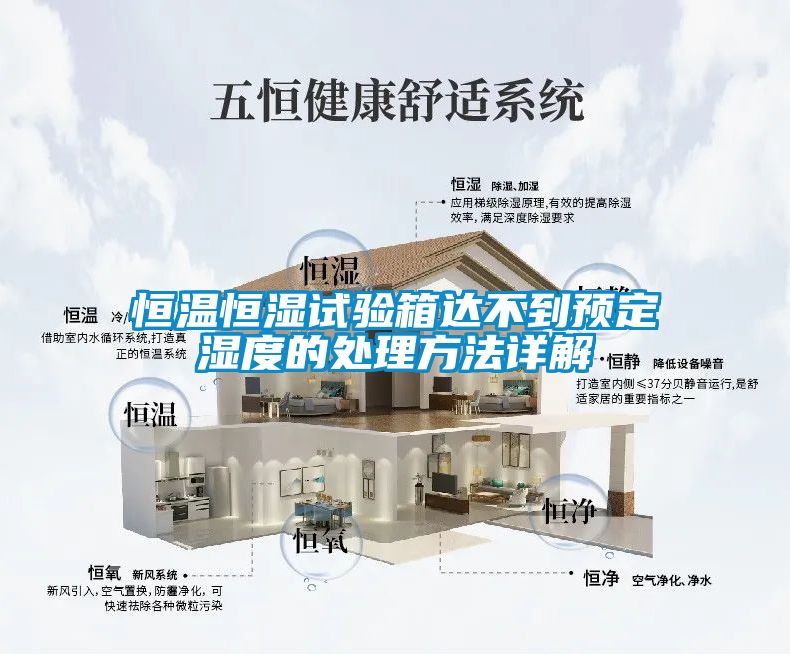 恒溫恒濕試驗箱達(dá)不到預(yù)定濕度的處理方法詳解