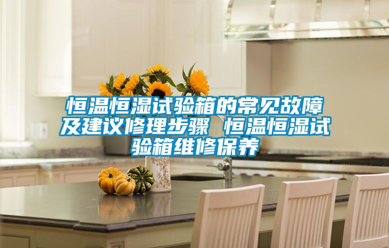 恒溫恒濕試驗(yàn)箱的常見故障及建議修理步驟 恒溫恒濕試驗(yàn)箱維修保養(yǎng)