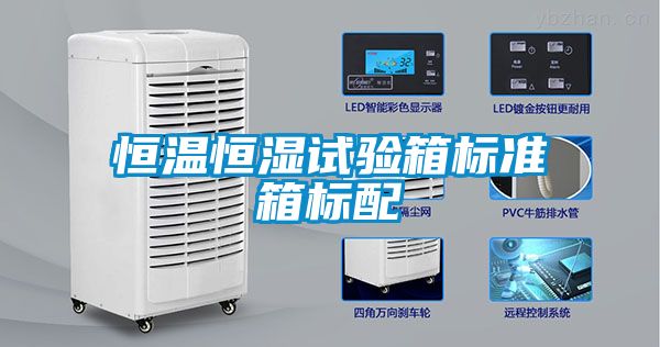 恒溫恒濕試驗箱標(biāo)準(zhǔn)箱標(biāo)配