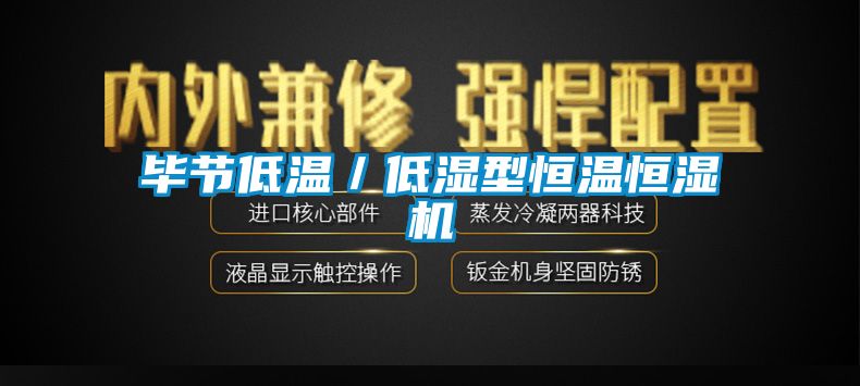 畢節(jié)低溫／低濕型恒溫恒濕機(jī)