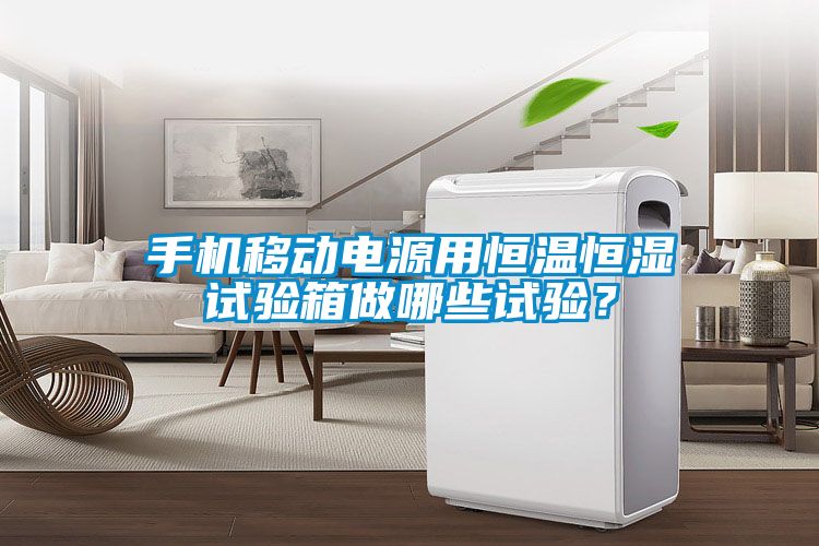 手機移動電源用恒溫恒濕試驗箱做哪些試驗？