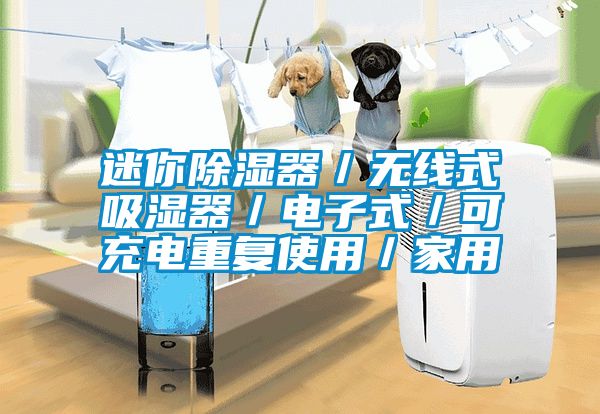 迷你除濕器／無線式吸濕器／電子式／可充電重復使用／家用