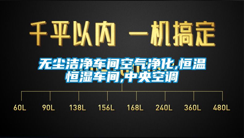 無塵潔凈車間空氣凈化,恒溫恒濕車間,中央空調