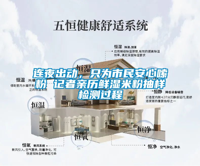 連夜出動，只為市民安心嗦粉 記者親歷鮮濕米粉抽樣檢測過程