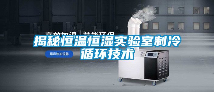 揭秘恒溫恒濕實驗室制冷循環技術