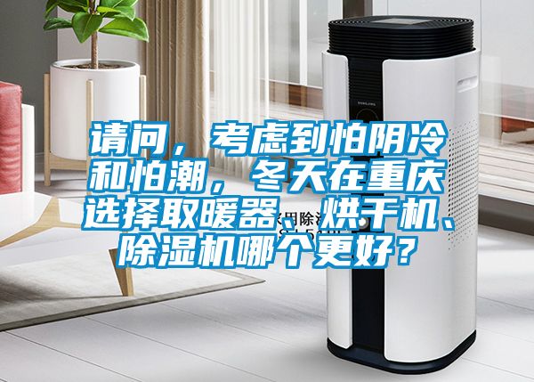 請問，考慮到怕陰冷和怕潮，冬天在重慶選擇取暖器、烘干機、除濕機哪個更好？