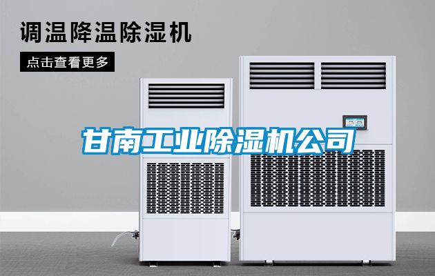 甘南工業除濕機公司