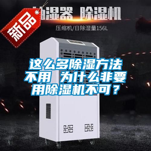 這么多除濕方法不用 為什么非要用除濕機(jī)不可？