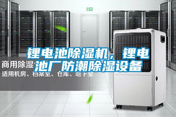 鋰電池除濕機，鋰電池廠防潮除濕設備