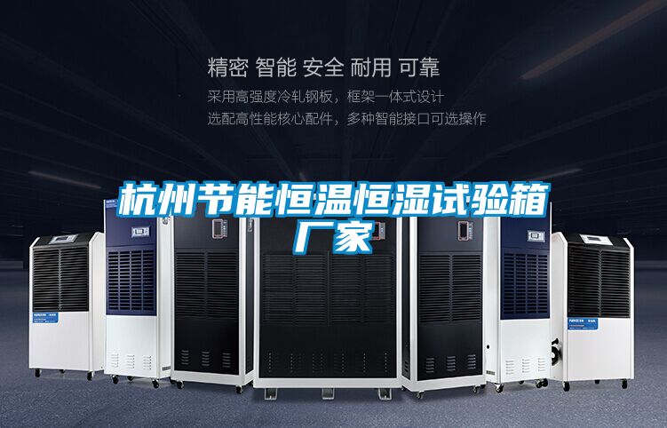 杭州節能恒溫恒濕試驗箱廠家
