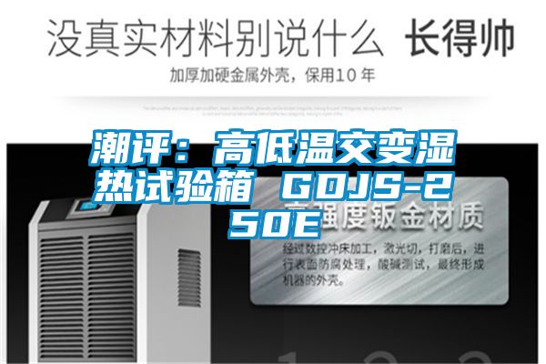 潮評：高低溫交變濕熱試驗(yàn)箱 GDJS-250E