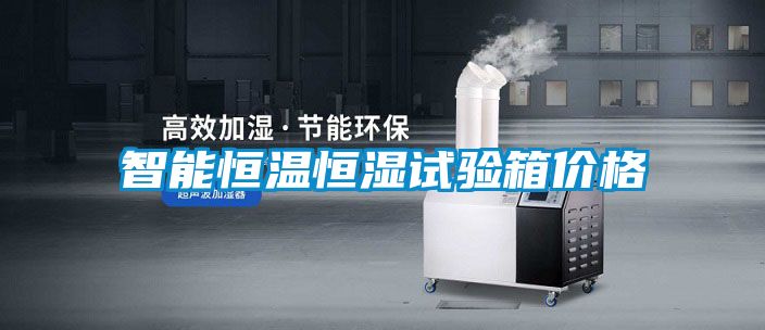 智能恒溫恒濕試驗箱價格