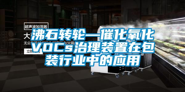 沸石轉輪—催化氧化VOCs治理裝置在包裝行業中的應用