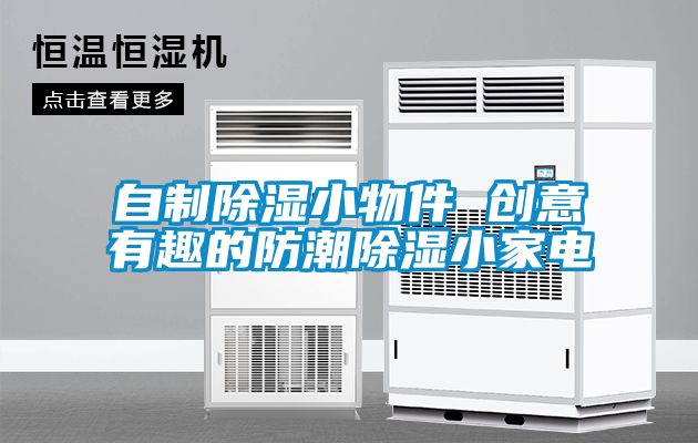 自制除濕小物件 創意有趣的防潮除濕小家電