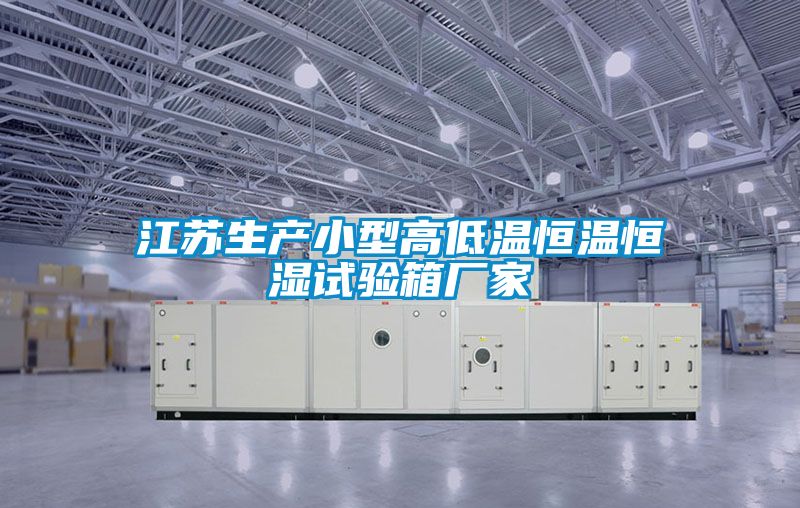 江蘇生產小型高低溫恒溫恒濕試驗箱廠家