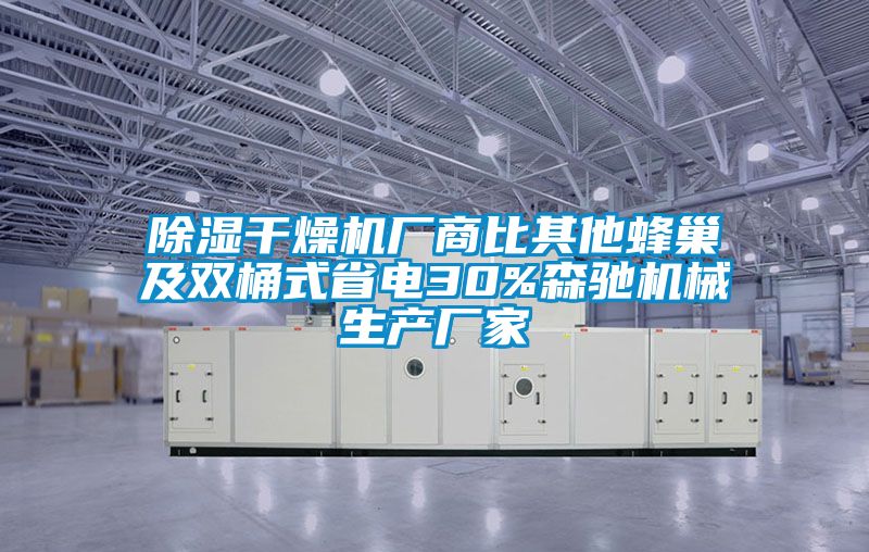 除濕干燥機廠商比其他蜂巢及雙桶式省電30%森馳機械生產廠家